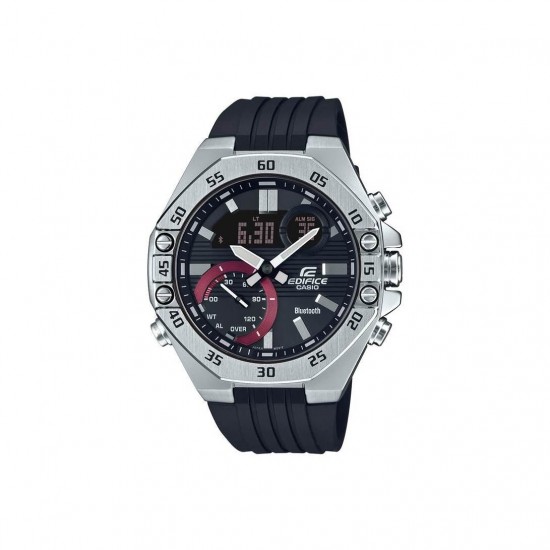 Casio Edifice ECB-10P-1A Black Resin Band Men Watch