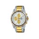 Casio Edifice EFR-526SG-7A9 Silver Gold Strap Stainless Steel Men Watch