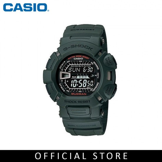 Casio G-Shock G-9000-3 Green Resin Band Men Sports Watch