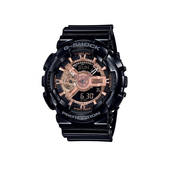 Casio G-Shock GA-110MMC-1A Black Resin Strap Men Watch