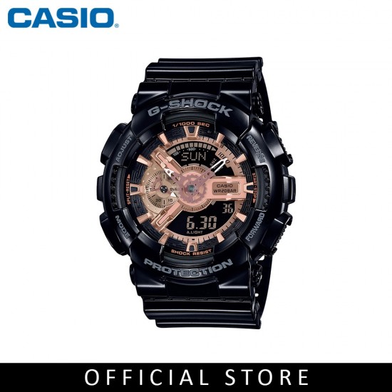 Casio G-Shock GA-110MMC-1A Black Resin Strap Men Watch