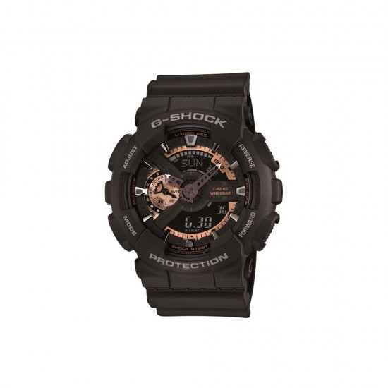 Casio G-shock GA-110RG-1A Black Resin Band Men Sports Watch