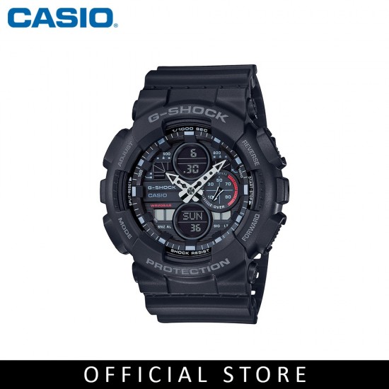 Casio G-Shock GA-140-1A1 Black Resin Band Men Watch