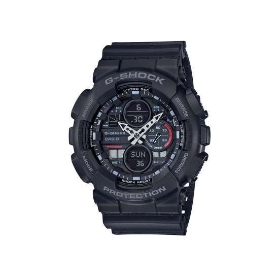 Casio G-Shock GA-140-1A1 Black Resin Band Men Watch