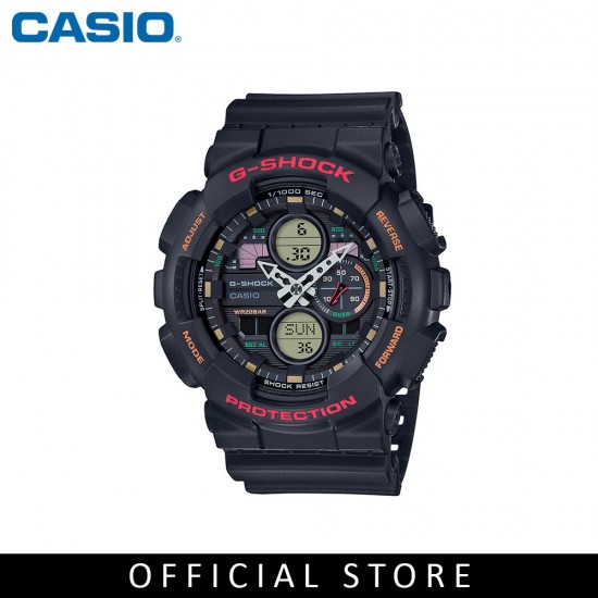 Casio G-Shock GA-140-1A4 Black Resin Band Men Watch