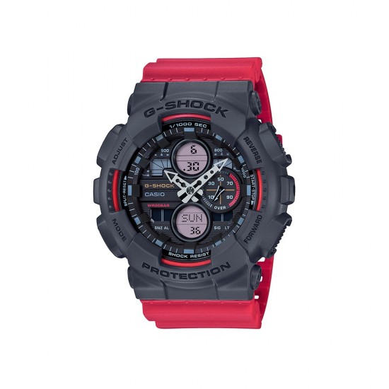 Casio G-Shock GA-140-4A Red Resin Band Men Watch