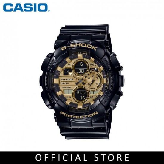 Casio G-Shock GA-140GB-1A1 Black Resin Band Men Sports Watch