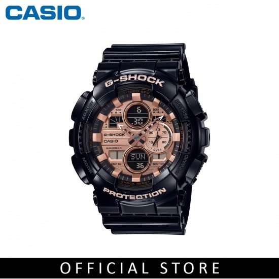 Casio G-Shock GA-140GB-1A2 Black Resin Band Men Sports Watch