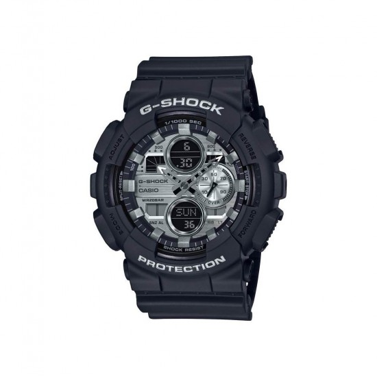 Casio G-Shock GA-140GM-1A1 Black Resin Band Men Sports Watch