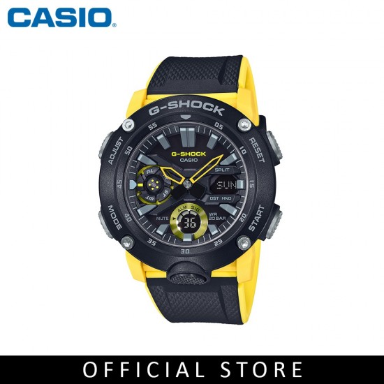 Casio G-Shock GA-2000-1A9 Black Resin Strap Men Watch