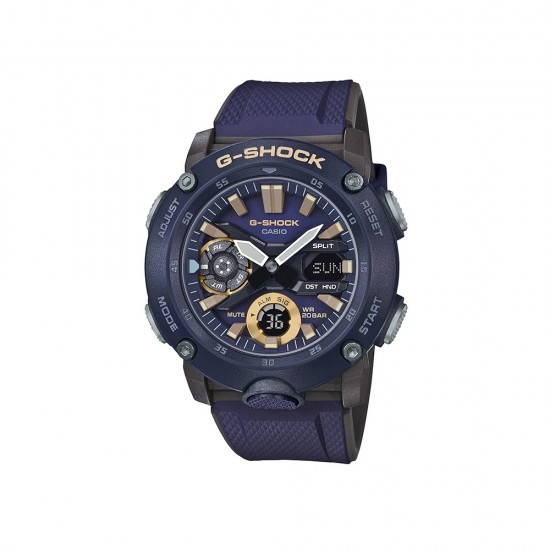 Casio G-Shock GA-2000-2A Navy Blue Resin Strap Men Watch