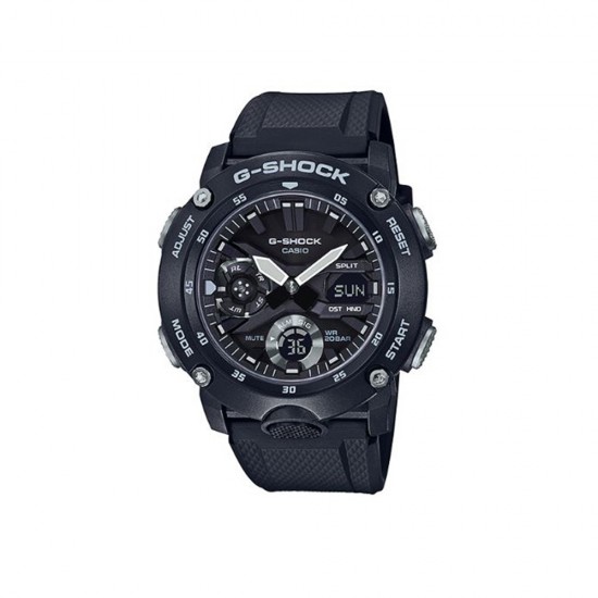 Casio G-Shock GA-2000S-1A Black Resin Band Men Watch
