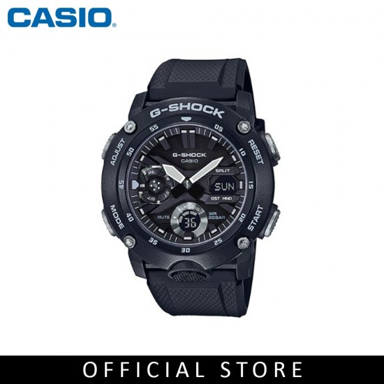 Casio G-Shock GA-2000S-1A Black Resin Band Men Watch