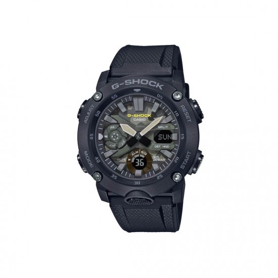 Casio G-Shock GA-2000SU-1A Black Resin Band Men Sports Watch