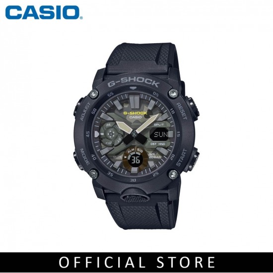 Casio G-Shock GA-2000SU-1A Black Resin Band Men Sports Watch