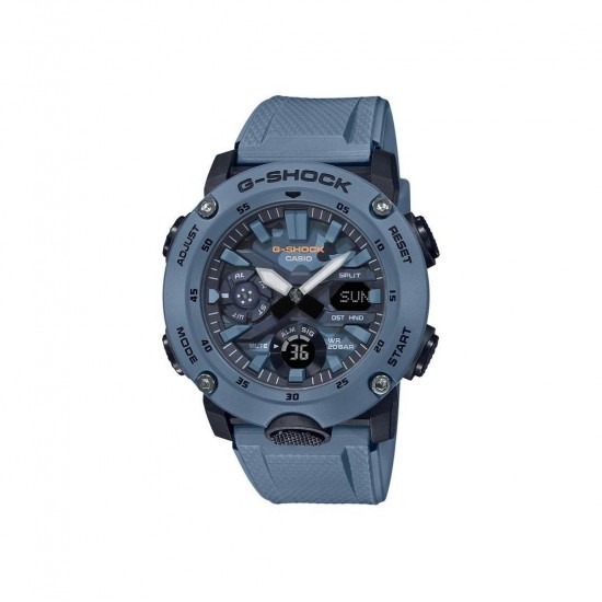 Casio G-Shock GA-2000SU-2A Bluish Grey Resin Band Men Sports Watch