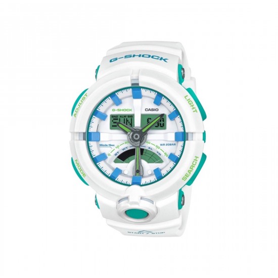 Casio G-shock GA-500WG-7A White Resin Band Men Sports Watch