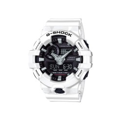 Casio G-Shock GA-700-7A White Resin Band Men Sports Watch