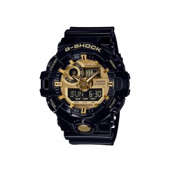Casio G-Shock GA-710GB-1A Black Resin Band Men Sports Watch