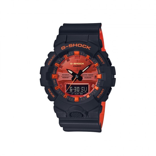 Casio G-Shock GA-800BR-1A Back Resin Band Men Sport Watch