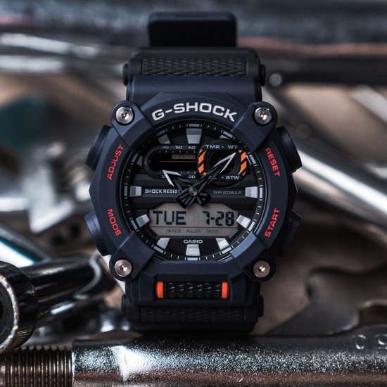 Casio G-Shock GA-900-2A Navy Blue Resin Band Men Sports Watch
