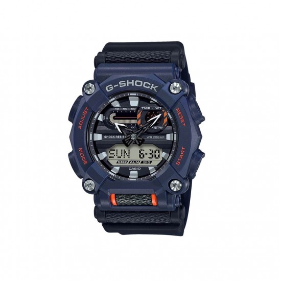Casio G-Shock GA-900-2A Navy Blue Resin Band Men Sports Watch