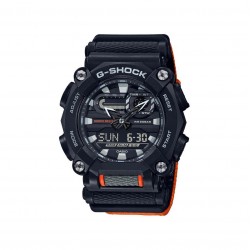 Casio G-Shock GA-900C-1A4 Orange Resin Band Men Sports Watch