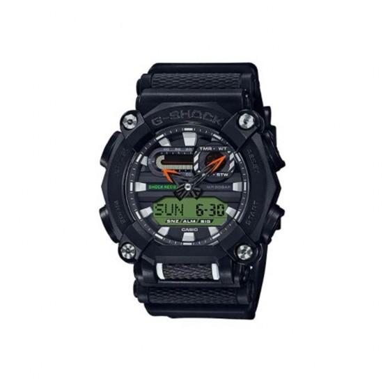 Casio G-Shock GA-900E-1A3 Black Resin Band Men Sports Watch