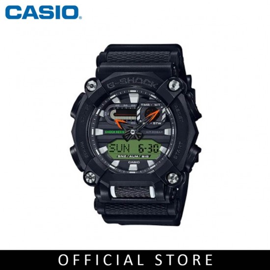 Casio G-Shock GA-900E-1A3 Black Resin Band Men Sports Watch