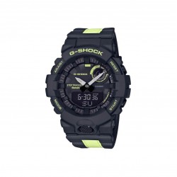 Casio G-Shock GBA-800LU-1A1 Black Green Stripe Resin Band Men Watch