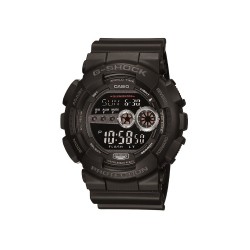 Casio G-Shock GD-100-1B Black Resin Band Men Sports Watch