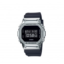 Casio G-Shock GM-5600-1 Stainless Steel Bezel  Black Resin Band Men Watch