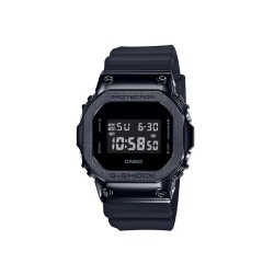 Casio G-Shock GM-5600B-1 Stainless Steel Bezel  Black Resin Band Men Watch