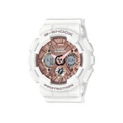 Casio G-Shock GMA-S120MF-7A2 White Resin Band Women Sports Watch