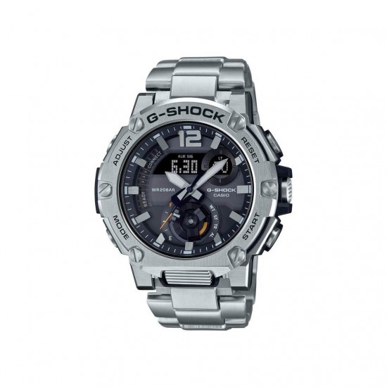 Casio G-Steel GST-B300E-5A Silver Stainless Steel Band Men Watch