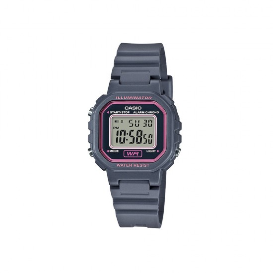 Casio General LA-20WH-8A Youth Digital Grey Resin Band Women Watch
