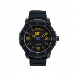 CAT STRATUM 3HD LG-140-21-127 BLACK SILICON STRAP MEN WATCH