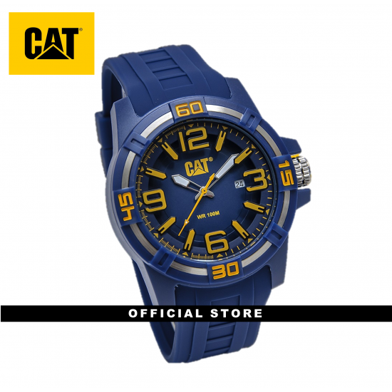 CAT LI PIPE LI-121-26-637 BLUE SILICON STRAP MEN WATCH