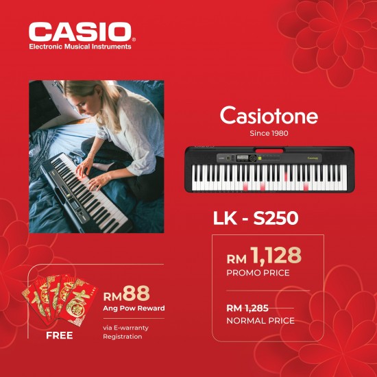 Casio LK-S250 Casiotone Keyboard