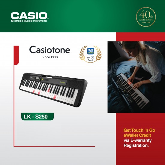 Casio LK-S250 Casiotone Keyboard