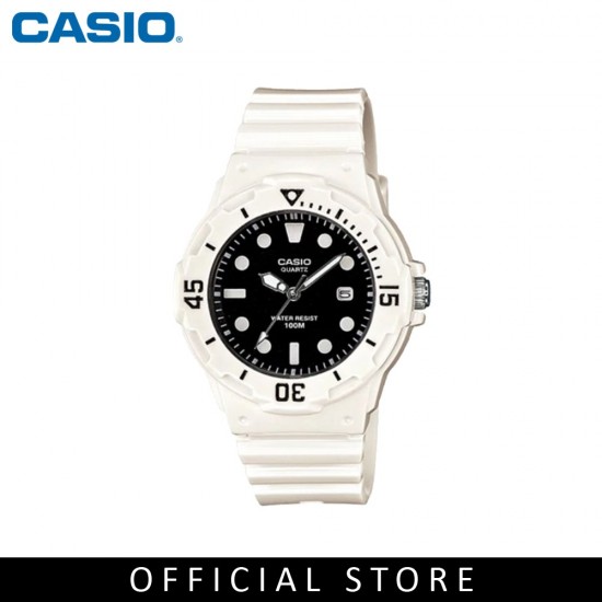 Casio General LRW-200H-1E White Resin Band Women Youth Watch