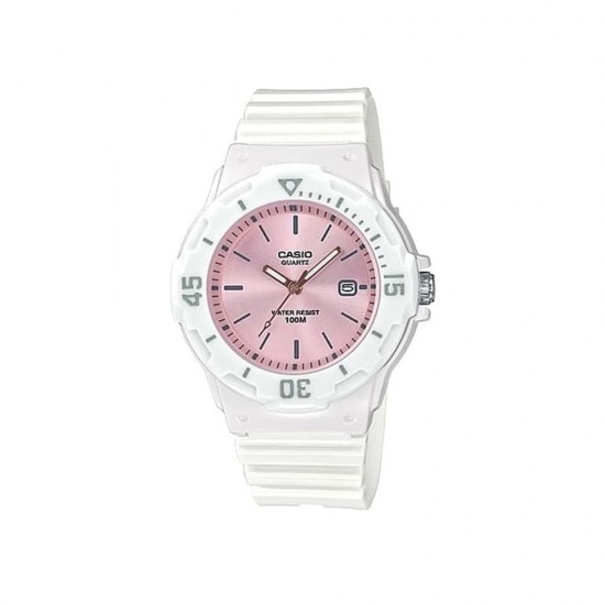 Casio General LRW-200H-4E3 White Resin Band Kids Watch