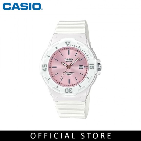 Casio General LRW-200H-4E3 White Resin Band Kids Watch