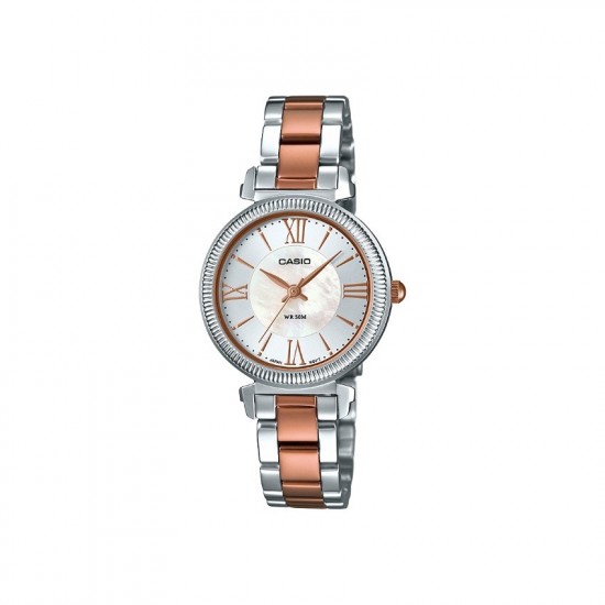 Casio General LTP-E409RG-7A Stainless Steel Band Women Watch