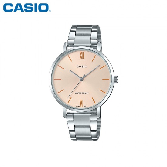 Casio General LTP-VT01D-4B Stainless Steel Band Women Watch