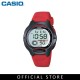 Casio General LW-200-4A Red Resin Band Unisex Sports Watch