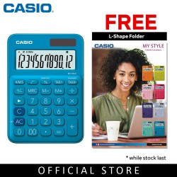 Casio Colorful Calculator MS-20UC-BU Blue