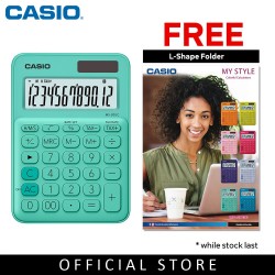Casio Colorful Calculator MS-20UC-GN Green