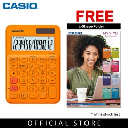Casio Colorful Calculator MS-20UC-RG Orange