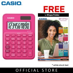 Casio Colorful Calculator MS-7UC-RD